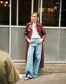 CALÇA JEANS WIDE CINTURA ALTA - AZUL CLARO