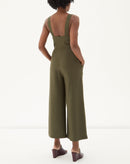 MACACÃO COM ALÇAS DE ALFAIATARIA - VERDE