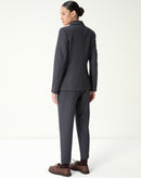 BLAZER SLIM ABOTOAMENTO DUPLO ALFAIATARIA - CINZA