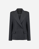 BLAZER SLIM ABOTOAMENTO DUPLO ALFAIATARIA - CINZA