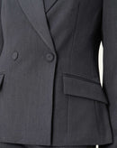BLAZER SLIM ABOTOAMENTO DUPLO ALFAIATARIA - CINZA