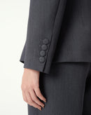 BLAZER SLIM ABOTOAMENTO DUPLO ALFAIATARIA - CINZA