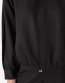 CASACO COM PUNHO LARGO - PRETO