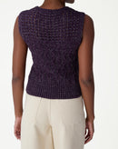 REGATA TRICOT PONTO DIFERENCIADO - ROXO