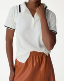 BLUSA POLO - OFF-WHITE