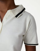 BLUSA POLO - OFF-WHITE