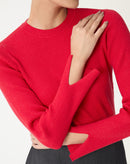 SUÉTER TRICOT GOLA CARECA - VERMELHO