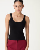 REGATA BÁSICA DECOTE U - PRETO