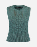 REGATA TRICOT PONTO DIFERENCIADO - VERDE