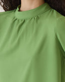 BLUSA MANGA LONGA BUFANTE - VERDE